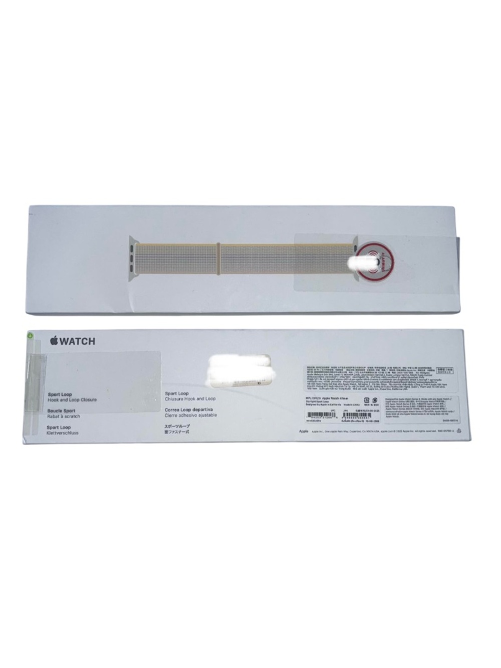 GENUINE APPLE WATCH STARLIGHT SPORT BAND - NEW FITS MOST 41MM OEM AUTHENTIC